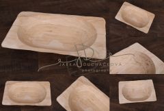 Mísa - korýtko dřevěné typ 5 - 50x30cm