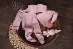 Sada NEWBORN - overálek + čepička + medvídek