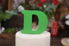 Písmeno zelené  A - D - L