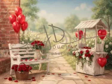 Zahrada s růžemi 17