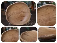 Teak mísa - talíř 40cm