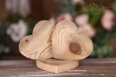 Srdce - výřez ze starého dřeva 10cm
