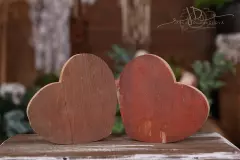 Srdce - výřez ze starého dřeva 16cm