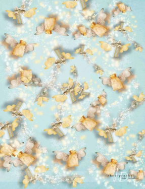 JD PHOTOGRAPHY  Fotopozadí - Dárky z nebe - modré