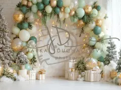 Fotopozadí - CHRISTMAS GARLAND 18