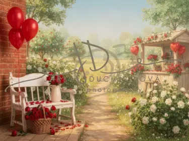 Zahrada s růžemi 18