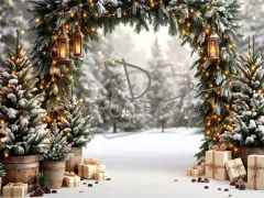 Fotopozadí - Brána v lese 19