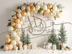 Fotopozadí - CHRISTMAS GARLAND 19