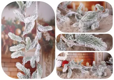 Girlanda zasněžená