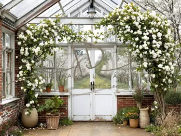 Fotopozadí - Jarní skleník 20