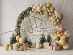 Fotopozadí - CHRISTMAS GARLAND 22
