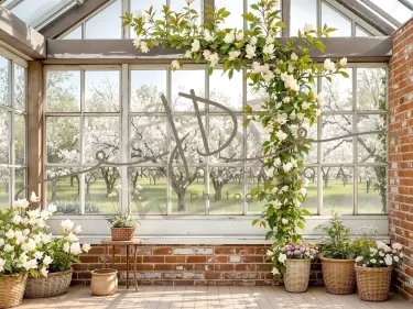 Fotopozadí - Jarní skleník 22