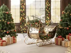 Fotopozadí - Vánoční sáně 22