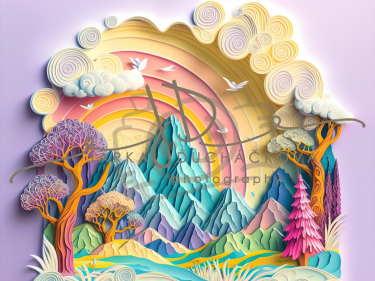 JD PHOTOGRAPHY  Fotopozadí - MALOVANÉ 1 krajinka