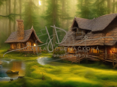 JD PHOTOGRAPHY  Fotopozadí - Chýše pohádková 17