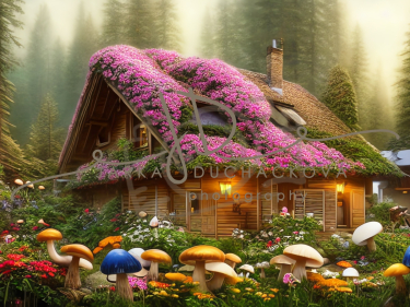 JD PHOTOGRAPHY  Fotopozadí - Chýše pohádková 24