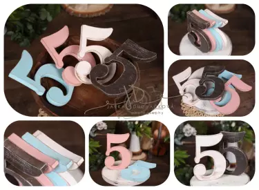 JD PHOTOGRAPHY  Číslo 5 KLASIK 25cm