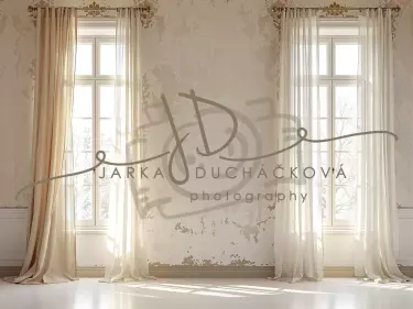 Fotopozadí - Stěna s okny 23