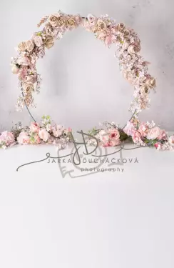 JD PHOTOGRAPHY  Fotopozadí SPOJENÉ - Květinový KRUH 1