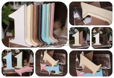 JD PHOTOGRAPHY  Číslo 1 - typ Pastelky - 25cm