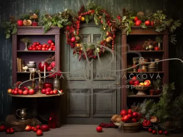 JD PHOTOGRAPHY  Fotopozadí - VINTAGE CHRISMAS 14