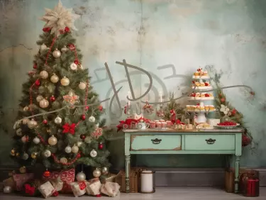 JD PHOTOGRAPHY  Fotopozadí - VINTAGE CHRISMAS 43