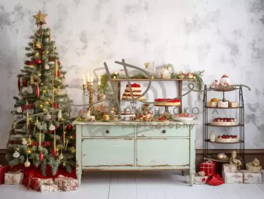 JD PHOTOGRAPHY  Fotopozadí - VINTAGE CHRISMAS 48