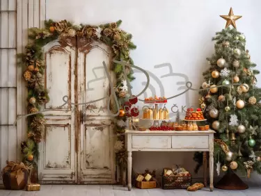 JD PHOTOGRAPHY  Fotopozadí - VINTAGE CHRISMAS 50