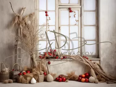 JD PHOTOGRAPHY  Fotopozadí - VINTAGE CHRISMAS 73