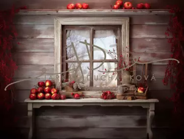 JD PHOTOGRAPHY  Fotopozadí - CHRISMAS VINTAGE 84