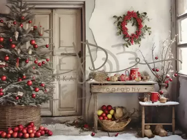 JD PHOTOGRAPHY  Fotopozadí - CHRISMAS VINTAGE 104