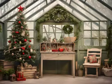 JD PHOTOGRAPHY  Fotopozadí - CHRISMAS VINTAGE 132