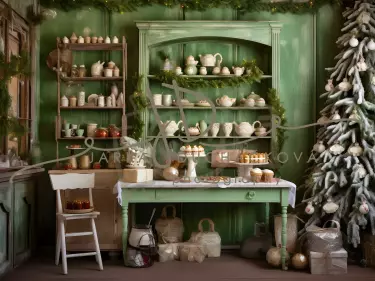 JD PHOTOGRAPHY  Fotopozadí - CHRISMAS VINTAGE 134