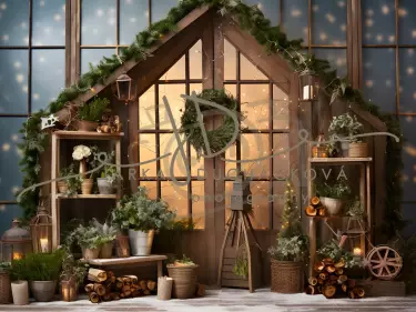 JD PHOTOGRAPHY  Fotopozadí - CHRISMAS VINTAGE 159