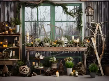 JD PHOTOGRAPHY  Fotopozadí - CHRISMAS VINTAGE 173