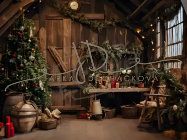 JD PHOTOGRAPHY  Fotopozadí - CHRISMAS VINTAGE 194