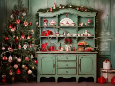 JD PHOTOGRAPHY  Fotopozadí - CHRISMAS VINTAGE 246