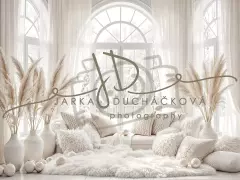 Fotopozadí - Bílá scéna zimní 27