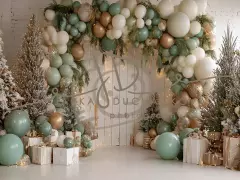 Fotopozadí - CHRISTMAS GARLAND 27