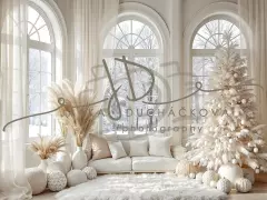 Fotopozadí - Bílá scéna zimní 28