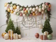Fotopozadí - CHRISTMAS GARLAND 28