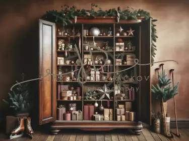 JD PHOTOGRAPHY  Fotopozadí - CHRISTMAS BOX 2