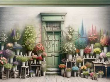 JD PHOTOGRAPHY  Fotopozadí - FLOWER SHOP 6