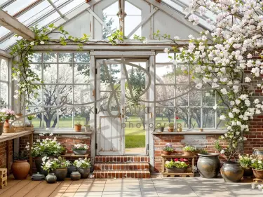 Fotopozadí - Jarní skleník 29