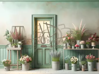 JD PHOTOGRAPHY  Fotopozadí - FLOWER SHOP 11