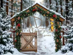 Fotopozadí - Brána v lese 3