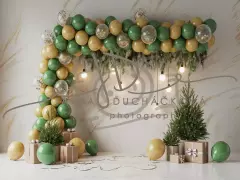 Fotopozadí - CHRISTMAS GARLAND 3