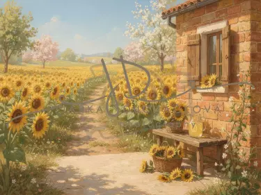 Domek ve slunečnicích 3