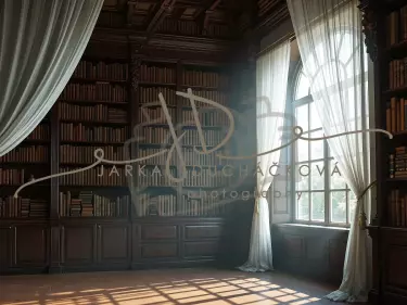 Fotopozadí - Knihovna 3
