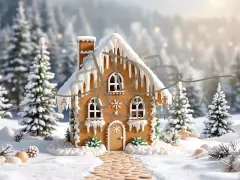 Fotopozadí - Perníková chaloupka 3